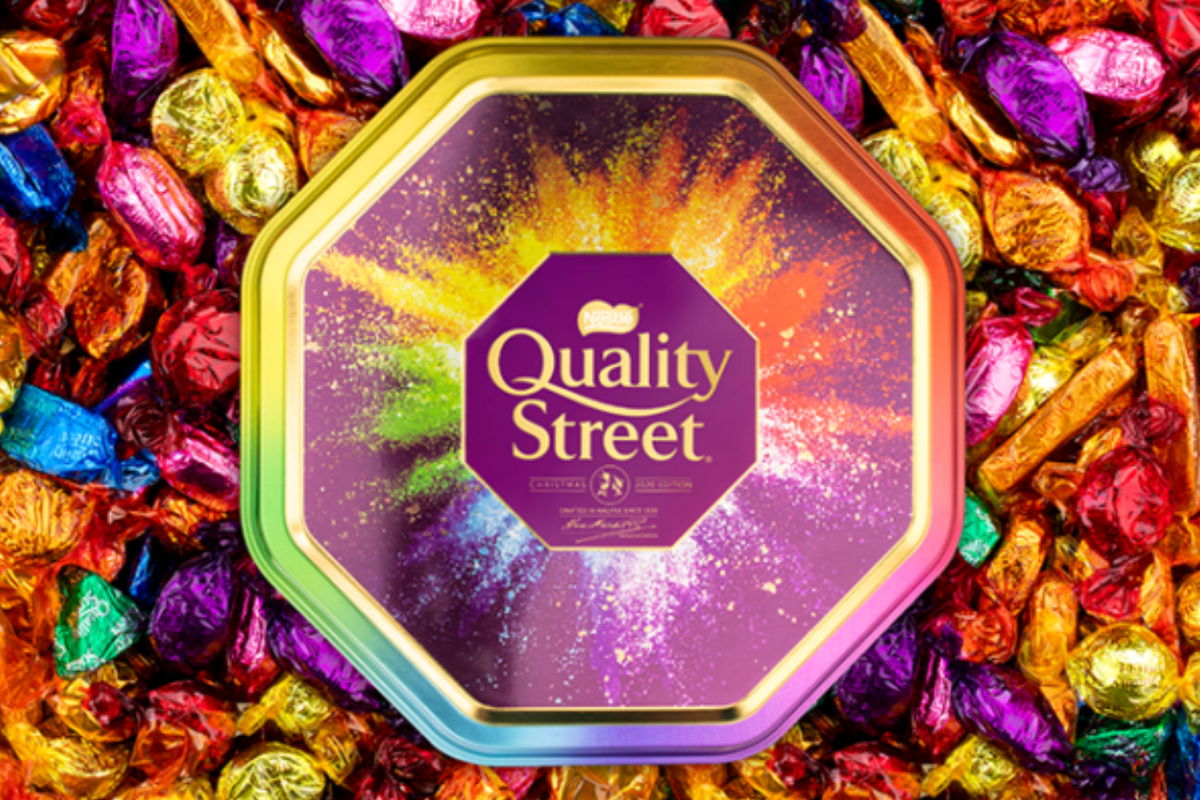 Quality Street scraps colourful wrappers on its…
